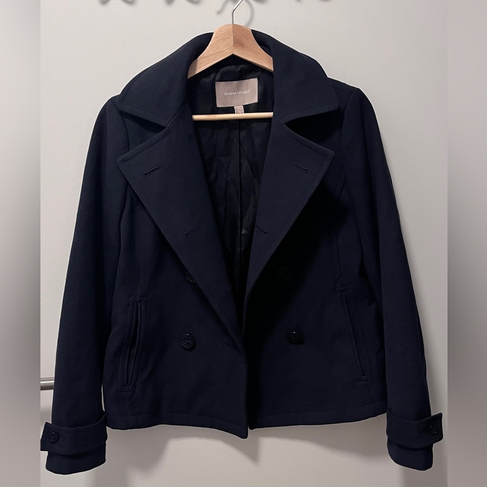 Women's Navy Peacoat
